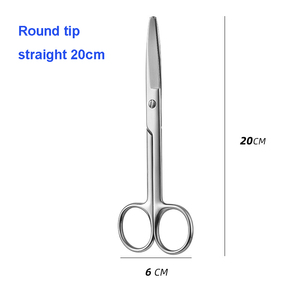 Instrumen Operasi Bedah Medis, Gunting Operasi Stainless Steel Kepala Lurus atau Melengkung - Product Image 6