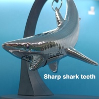 OEM Mini PVC Requin Ornement Électrolytique Intégré NFC Collection Décoratif Affichage Jouet Figure