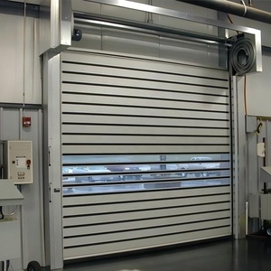 Porte <span class=keywords><strong>de</strong></span> <span class=keywords><strong>garage</strong></span> moderne en aluminium à spirale turbo, double couche <span class=keywords><strong>de</strong></span> mousse isolante, coupe-vent, insonorisée, automatique, volet roulant, extérieur <span class=keywords><strong>de</strong></span> villa - Product Image 1