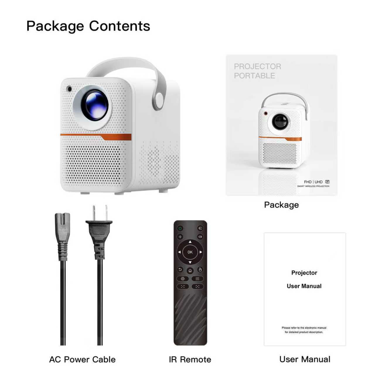 P10 <strong>2026</strong> Hot Sale 4K LED Video <strong>Projector</strong> with Android 11 720 ANSI <strong>100</strong> <strong>Inch</strong> BT5.4 Wifi 6 Auto Focus for Home Portable Use