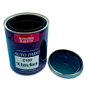 Pintura de coche extra negra C102, a base de acrílico, resistente a la intemperie y que conserva el color, brillo de larga duración sin decoloración - Product Image 2