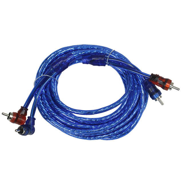 High Quality Car Audio 2rca to 2rca Audio Grade Rca Interconnect Cable