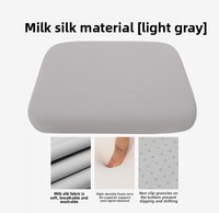 Coussin de siège de voiture en mousse à mémoire de forme haute densité en soie de lait, best-seller transfrontalier, très résistant, pour chaise de bureau carrée