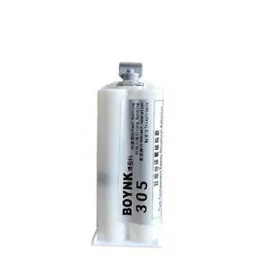 China quick bonding glue 50ml two component clear cartridge glue 5 minute epoxy resin adhesive