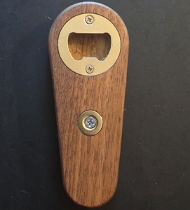 Abridor de Botellas Magnético de Madera Hecho a Mano, Accesorio Rústico para Bar, Sacacorchos de Vino, Caja de Regalo, Abridor de Botellas con Mango de Madera de Palisandro, Personalizado - Product Image 6