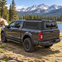 Capot de benne en aluminium pour Ford F-150 2015-2020, benne de 6,5 pieds avec base prête pour porte-échelle