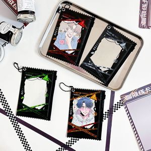 <span class=keywords><strong>Porte</strong></span>-cartes PVC transparent personnalisé de 3 pouces avec ligne de signalisation pour événements professionnels et gestion des visiteurs - Product Image 3