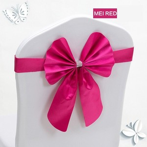 רחיץ קשת ספנדקס סאטן חגורה מלון מסיבת דקורטיבי יו"ר Sashes - Product Image 6