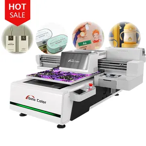 Imprimante d'étiquettes numérique 6090 uv Imprimante UV vernis Machine d'impression multifonctionnelle à plat