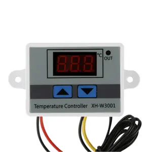 Controlador de temperatura LED Digital, 12V, W3001, 10A, interruptor de Control del termostato, sonda XH-W3001
