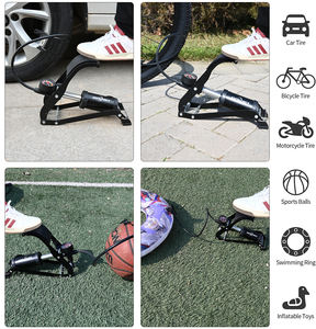 बेमी उच्च दबाव <span class=keywords><strong>120</strong></span> psi एल्यूमीनियम मिश्र धातु बैरल कार मोटरसाइकिल टायर एयर पंप कार टायर के लिए - Product Image 5