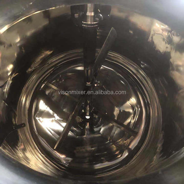 High Performance Electric Heating Glue Mixer Tank Small Batch Automatic Disperser for Liquid for Processing Plastics