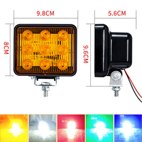 Lampe de travail LED clignotante OTCO XP-159 pour camion, 12-80V, universelle pour camionnette, remorque, camping-car, étanche, feu arrière 5W 9 LED