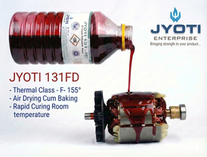 Vernis isolant Jyoti 131 FD Classe F pour bobinage de moteur électrique, transformateur, bobine, haute résistance thermique - Product Image 2