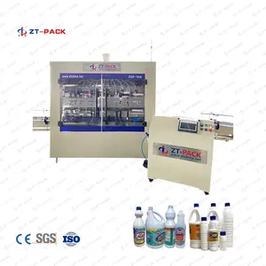 Factory Price 8 Head For Corrosive Flash Toilet Cleaner Disinfection Liquid Filling Machine Automatic bleach filling machine