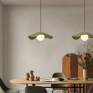 โคมไฟแขวนร้านอาหารสไตล์นอร์ดิกสีครีม โคมไฟข้างเตียงห้องนอนสไตล์โมเดิร์นวาบิซาบิ โคมไฟมินิมอลสร้างสรรค์ - Product Image 3