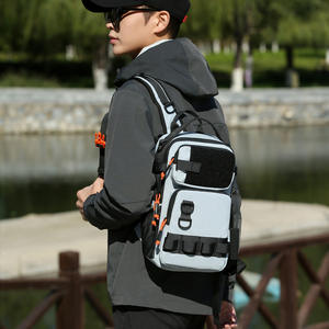 Sac à dos de voyage de sport de plein air multifonctionnel décontracté imperméable en polyester pour hommes et femmes, sac à pêche à la ligne tendance et petit - Product Image 5