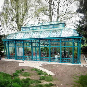 TREVI Castillo de estilo europeo Jardín al aire libre Boda Decorativo Gran invernadero Gazebo de hierro forjado Casa verde - Product Image 5