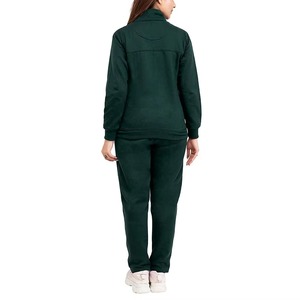 Survêtements pour femmes grande taille de haute qualité, à capuche, épais, couleur unie, respirants, décontractés, fermeture éclair intégrale, 100% coton - Product Image 4