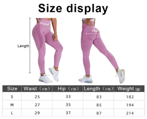 Leggings senza cuciture per allenamento a vita alta <span class=keywords><strong>Leggins</strong></span> Push Up <span class=keywords><strong>Sport</strong></span> donna Fitness butt Yoga pantaloni Leggings senza cuciture <span class=keywords><strong>leggins</strong></span> per ragazza da palestra - Product Image 6