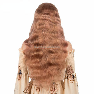 Peluca de Cabello Humano Rubio con Ondas Largas, Cierre de Encaje 4x4, para Mujeres Europeas y Americanas, 14-28 Pulgadas, Venta al por Mayor de Fábrica - Product Image 5