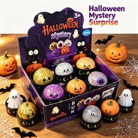 Jouet anti-stress Halloween en forme de chignon, jouet à presser en pectine, jouet de décompression, coffret cadeau