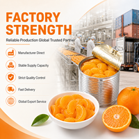 Segmentés d'orange mandarine en conserve 850g en sirop léger Marque privée Taille personnalisée Vente en gros Usine Fabricant Fournisseur