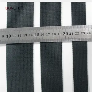 Aramid Webbing Black High Strength Temperature Resistance Strap Flame Fire Retardant Woven Kevlars Aramid Webbing