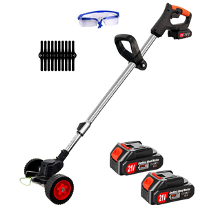 Désherbeur électrique à batterie lithium, tondeuse à <span class=keywords><strong>gazon</strong></span> compacte multifonctionnelle, taille-haie portatif rechargeable <span class=keywords><strong>pour</strong></span> usage domestique, <span class=keywords><strong>coupe</strong></span>-herbe - Product Image 3