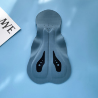 Accessoires pour shorts de vélo : Coussinets de vélo innovants en tissu jacquard suédé, perforation laser, densité ultra-élevée, évolution des performances