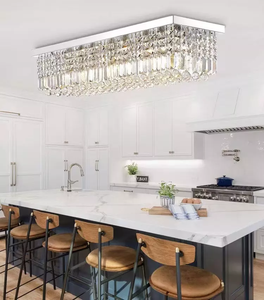 الحديثة مستطيل الثريا غرفة الطعام الجدول الثريات البلورية/ النجف الكريستالي - Product Image 5