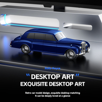 Mobil Retro untuk Speaker V5.3 dengan Lampu LED RGB AI Smart Wireless 5-10W Suara Hi-Fi Dekorasi Rumah Unik Hadiah untuk Pria