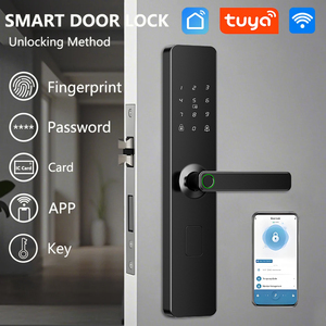 Yolock tuya ứng dụng ngoài trời Khóa cửa vân tay cửa gỗ TT ứng dụng khóa cửa thông minh với chìa khóa trước Khóa vân tay thông minh - Product Image 1