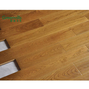 Plancher en chêne massif en bois naturel 100% gratté à la main, parquet en bois dur - Product Image 2