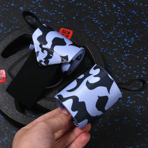 맞춤형 로고 도매 프리미엄 품질 손목 보호대 헬스 손목 스트랩 역도 보디빌딩 헤비 듀티 엄지 고리 - Product Image 6