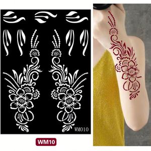 Plantillas Reutilizables de Nuevo Estilo para Tatuajes de <span class=keywords><strong>Henna</strong></span>, Tatuajes con Purpurina y Tatuajes con Aerógrafo, Suministros para Arte Corporal DIY - Product Image 2