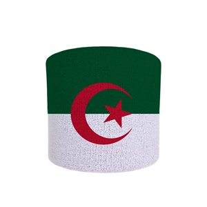 Vendita calda di alta qualità in tutto il mondo di Algeria comoda fascia da polso in cotone per partite di <span class=keywords><strong>calcio</strong></span> e attività sportive - Product Image 1