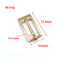 Boucle de ceinture en métal personnalisée à boucle rectangulaire forte antioxydante pour sandale