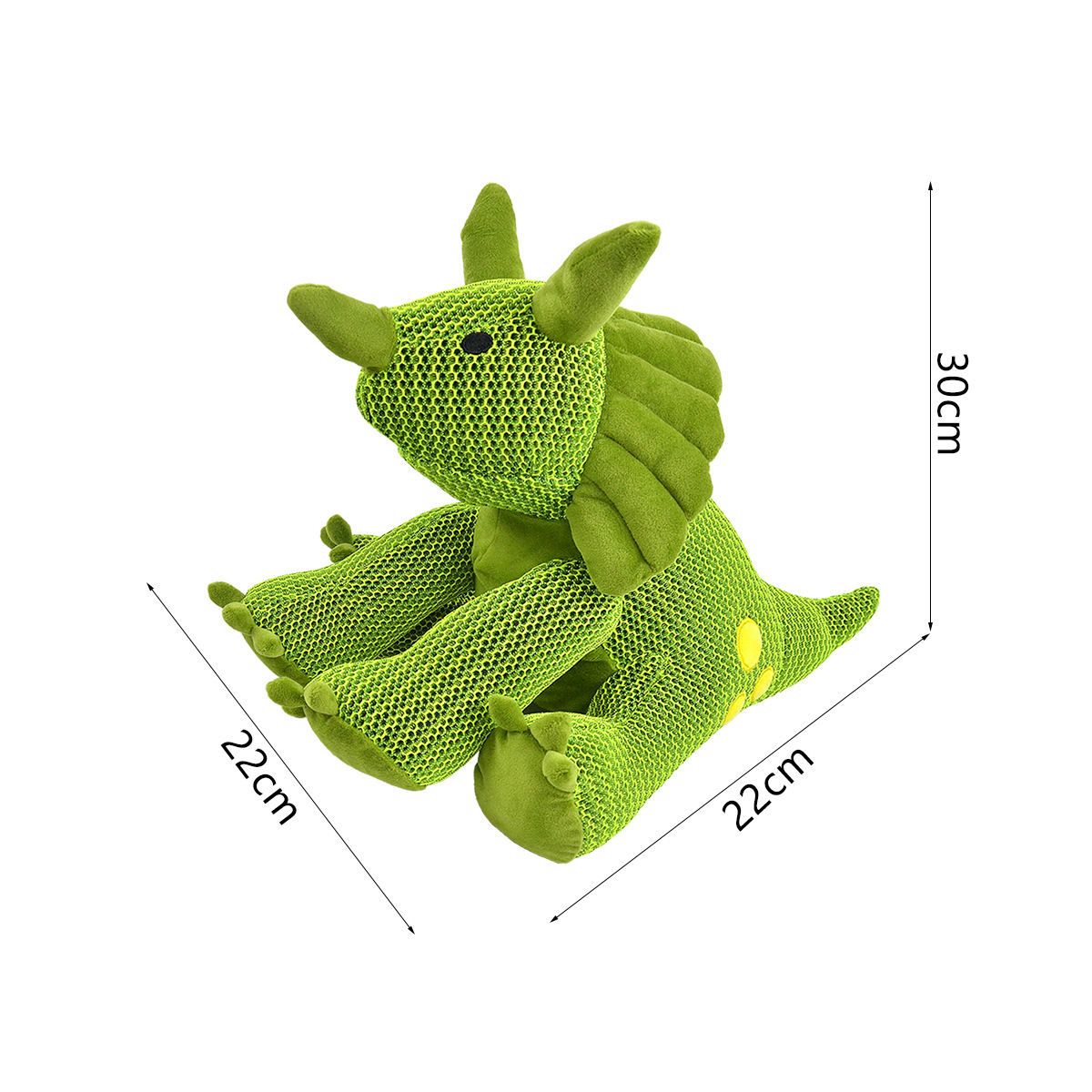 Green triceratops-trumpet