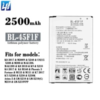 BL-45F1F K4 K7 उच्च गुणवत्ता मोबाइल फोन की बैटरी के लिए एलजी K8 2017 M200N X240 US215 x210 K8 2018 K9