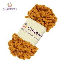 Vente en gros de fil de doigt Yarncrafts chenille fil à boucle souple alize gonflé tricoté à la main fil de chenille pour tricoter à la main