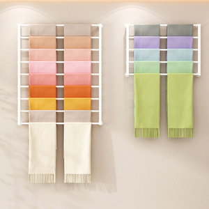 Retail Shop Wall Mounted Gold Metal <strong>Rug</strong> <strong>Carpet</strong> Scarf <strong>Display</strong> <strong>Rack</strong> Furniture for Boutique Fabric Store - Product Image 4