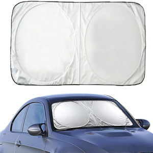ม่านบังแดดหน้าต่างหน้าต่างป้องกันรังสียูวีแบบพกพาพับได้โลโก้ตามสั่ง - Product Image 2