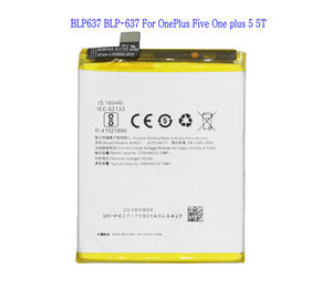 Batería de Litio BLP637 de Alta Calidad para <span class=keywords><strong>OnePlus</strong></span> 5/<span class=keywords><strong>5T</strong></span> Smart, 3300mAh, Batería Original de Repuesto, Accesorios para Teléfono Móvil - Product Image 5