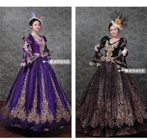 QQWZ461 ecotarty哥特式洛可可晚礼服重演维多利亚礼服舞会礼服 & 帽子剧院女装 - Product Image 5