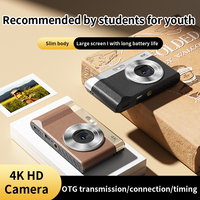Kamera Ringan Portabel 4k Murah 5000W Piksel 16X Zoom Digital Lampu Isi Ulang Timer Pemotretan Berkelanjutan Tahan Air