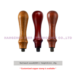 Poignée de sceau à <span class=keywords><strong>cire</strong></span> en bois de hêtre <span class=keywords><strong>rouge</strong></span> de qualité supérieure XIER HD09, réutilisable, amovible, poignée de remplacement <span class=keywords><strong>pour</strong></span> enveloppes - Product Image 2