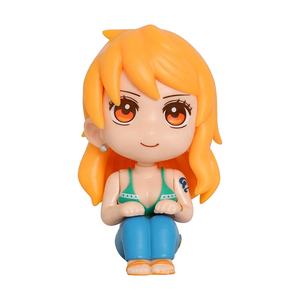 Figurines d'action One Piece mignonnes Luffy Sanji <span class=keywords><strong>Nami</strong></span> Zoro en position assise, jouets d'anime, figurines manga, collection de figurines, cadeaux - Product Image 2