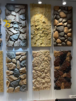 Panneau mural extérieur en polyuréthane de haute qualité, léger, écologique, durable, imitation pierre PU, grand format moderne pour hôtel, villa