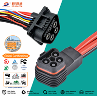 4+10 Stecker/Buchse 80A/160A Elektromotorrad-Steckverbinder Flachkopf Maßgefertigte Kabelkonfektion für Elektro-Dirtbikes
